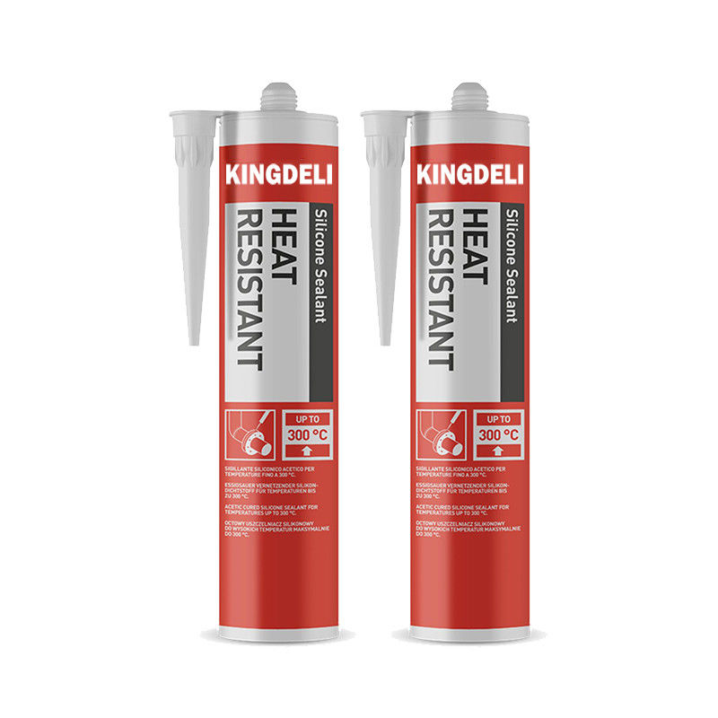 280Ml Tüplü Acetic Cure Isıya Dayanıklı Silikon Mastik Siyah Renk